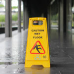 wet floor