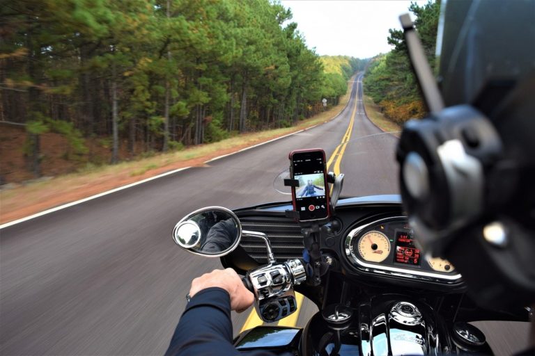 man riding motorcycle