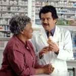 woman with pharmacist