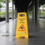 wet floor sign