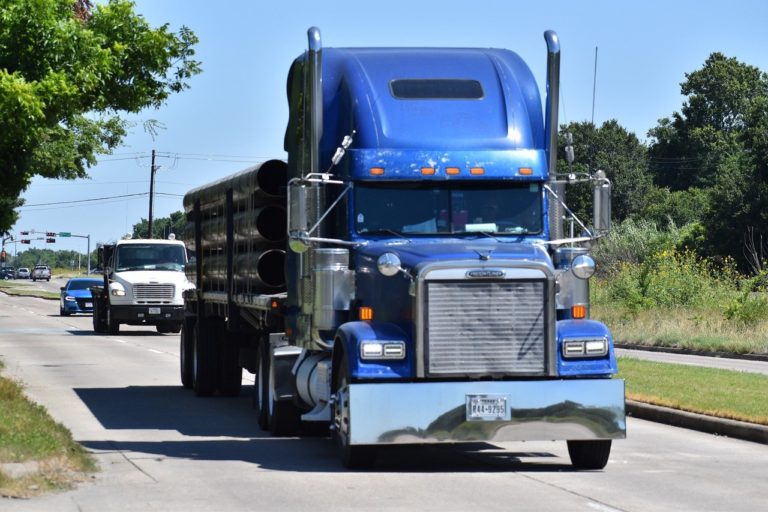 truck on street