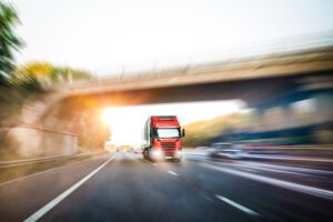 truck on highway